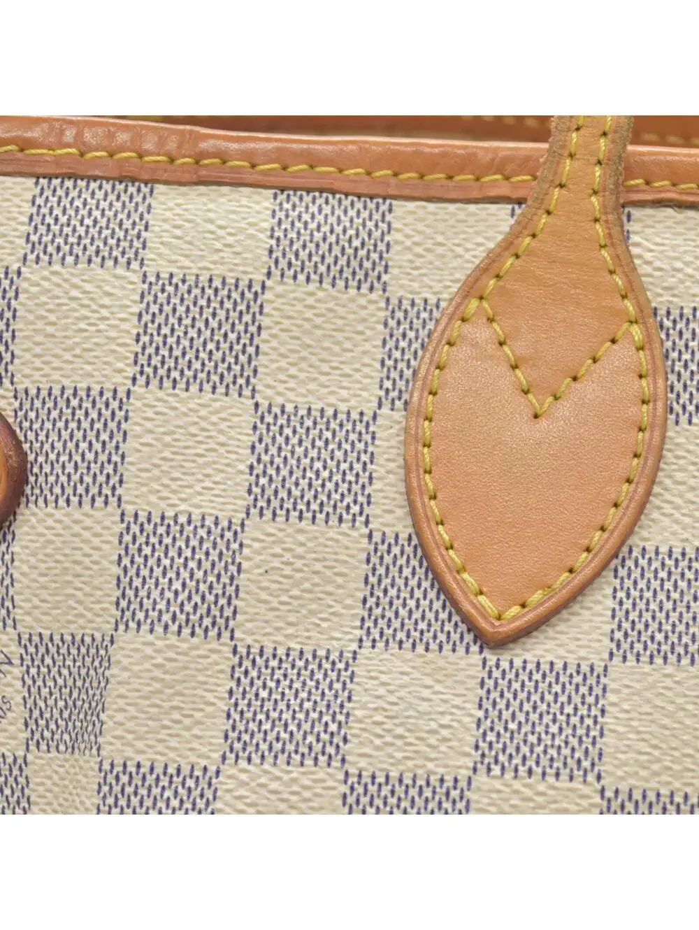 $2130 2014 Louis Vuitton  Damier Azur Neverfull MM AR1134